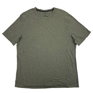 On Running‎ T-Shirt Men's XXL Olive Green Short Sleeve Athletic Training Gym